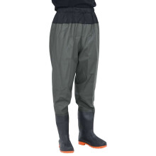 Berkfield Waist Waders with Boots Dark Green Size 43