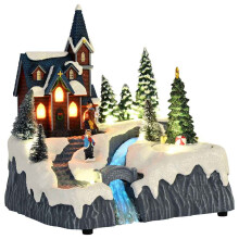 Berkfield Christmas Village Decoration Multicolour 20.5 x 17 x 21 cm