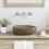 Berkfield Riverstone basin Light Grey (30-37) x (25-30) x 12 cm 1