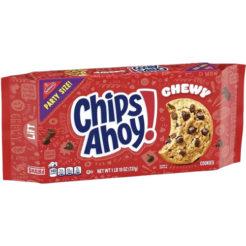 Chips Ahoy Chewy Cookies Party Size (737g)