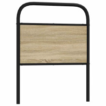 Berkfield Replace Headboard Sonoma Oak 80 cm Steel and Engineered Wood