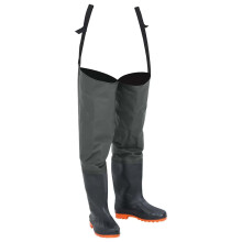 Berkfield Hip Waders Dark Green Size 41