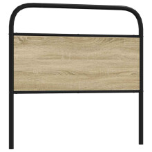 Berkfield Replace Headboard Sonoma Oak 107 cm Steel and Engineered Wood