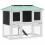 Berkfield Animal Rabbit Cage Double Floor Wood 2