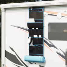 Berkfield Storage Bag with Storage Black and Blue 161 x 58.5 cm Oxford