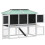 Berkfield Animal Rabbit Cage Double Floor Wood 3