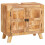 Berkfield Bathroom Cabinet Brown Solid Mango wood and Engineered wood 1