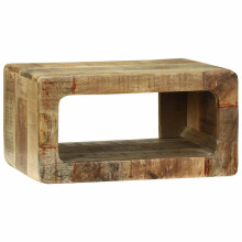 Berkfield TV Cabinet Set with Shelf 3 pcs Brown Solid Mango wood