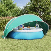 Berkfield Pool Dome Folding Manual Blue 430 x 430 x 210 cm