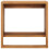 Berkfield Wall-mounted Towel Rack 35x20x35 cm Solid Teak Wood 2