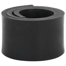 Berkfield Rubber Edge for Snow Plow Black 80x10x1 cm