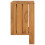 Berkfield Wall-mounted Towel Rack 35x20x35 cm Solid Teak Wood 3