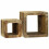 Berkfield TV Units 2 pcs Brown 36 x 30 x 36 cm Solid Mango Wood 1