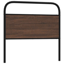 Berkfield Replace Headboard Brown Oak 100 cm Steel and Engineered Wood