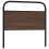 Berkfield Replace Headboard Brown Oak 100 cm Steel and Engineered Wood 1