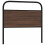 Berkfield Replace Headboard Brown Oak 90 cm Steel and Engineered Wood 1