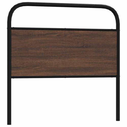 Berkfield Replace Headboard Brown Oak 90 cm Steel and Engineered Wood