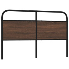 Berkfield Replace Headboard Brown Oak 150 cm Steel and Engineered Wood