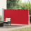 Patio Terrace Side Awning 160 x 300 cm Red 1