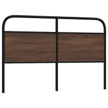 Berkfield Replace Headboard Brown Oak 160 cm Steel and Engineered Wood