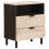 Berkfield Bedside Cabinet White 50 x 33 x 60 cm Solid Mango Wood 1