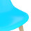 Berkfield Dining Chairs 2 pcs Blue Plastic 6