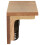 Berkfield Coat Rack 90x16x16 cm Solid Oak Wood 3