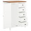 Berkfield Wardrobe 76x52x105 cm Solid Oak Wood 2
