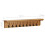 Berkfield Coat Rack 90x16x16 cm Solid Oak Wood 7