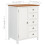 Berkfield Wardrobe 76x52x105 cm Solid Oak Wood 9