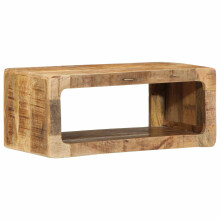 Berkfield TV Cabinet with Shelf Brown 60 x 30 x 25 cm Solid Mango wood
