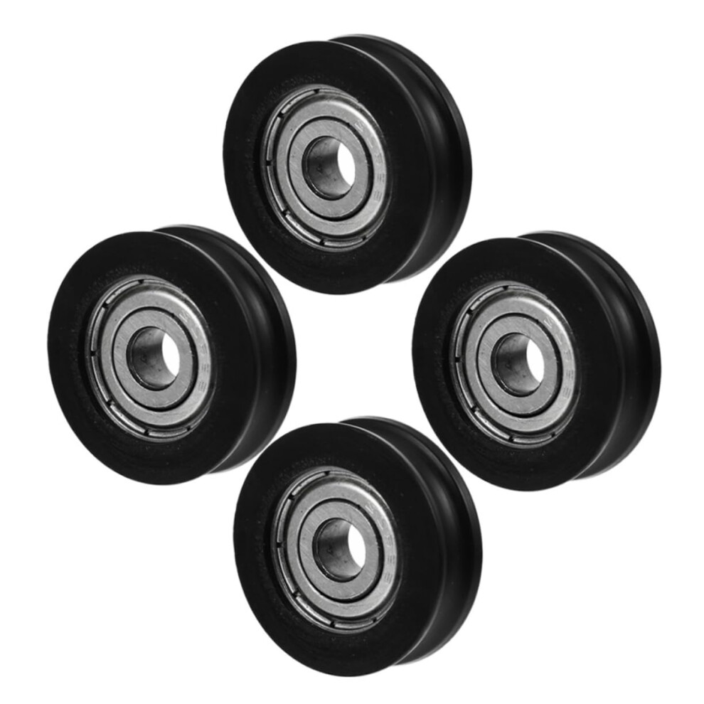 4Pcs Sliding Door Wheels Heavy Load Nylon Roller Pulley For Cabinets Barn Doors Furniture Smooth Glide 9045646576954
