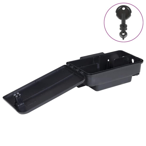 Berkfield Mouse Traps 6 pcs Black 22x12.5x7.5 cm
