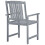 Berkfield Garden Chairs 8 pcs Solid Acacia Wood Grey 5