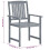 Berkfield Garden Chairs 8 pcs Solid Acacia Wood Grey 8