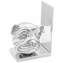 Berkfield Bookends 2 pcs Silver 8 x 12 x 16.5 cm Aluminium