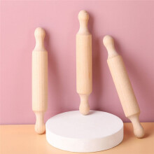 7In Wooden Rolling Pin Long Kitchen Baking Small Dough Rolling Pin for Children Fondant Pastry Pizza Crafting 20Pcs