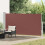 Patio Retractable Side Awning 160 x 300 cm Brown 1