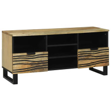 Berkfield TV Units with Drawer Brown 100 x 33 x 46 cm Engineered wood
