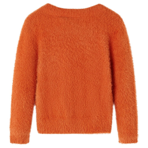 Kids' Sweater Knitted Burnt Orange 116 1