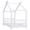 Berkfield Kids Bed Frame White Solid Pine Wood 70x140 cm 2