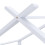 Berkfield Kids Bed Frame White Solid Pine Wood 70x140 cm 5