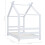 Berkfield Kids Bed Frame White Solid Pine Wood 70x140 cm 7