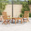 Berkfield Folding Garden Chairs 2 pcs Solid Teak Wood 1