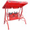 Berkfield Kids Swing Seat Red 1