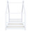 Berkfield Kids Bed Frame White Solid Pine Wood 90x200 cm 3