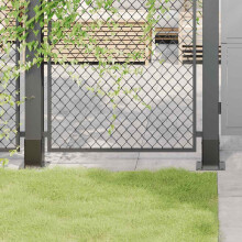 Berkfield Post Bases Square 12 pcs Anthracite 81x81 mm Powder-coated Steel