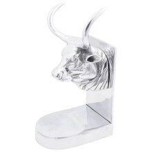 Berkfield Bookends 2 pcs Silver 17 x 15 x 27 cm Aluminium