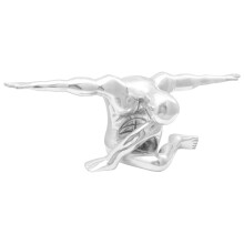 Berkfield Sculpture Silver 91.5 x 32 x 33 cm Aluminium
