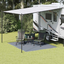 Berkfield Tent Carpet Folding Blue and Grey 300 x 250 cm Polyethylene
